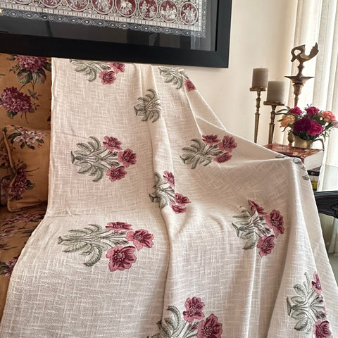 Saanjh Block Printed Throw