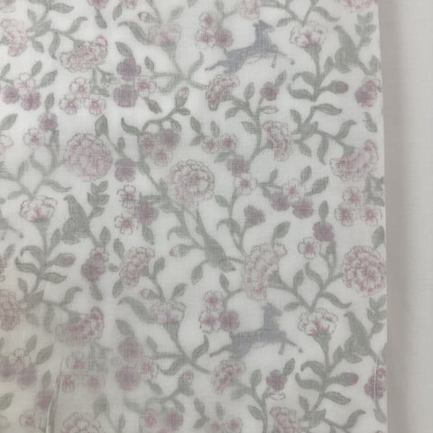 Mystic Reindeer Block Printed Single Mulmul Dohar