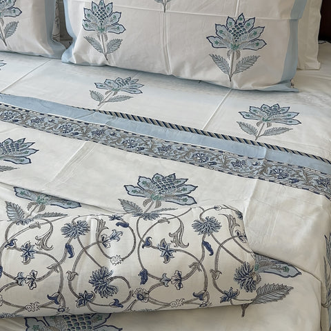 7 Haven Block Printed Single-Bed Dohar