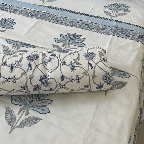 7 Haven Block Printed Single-Bed Dohar