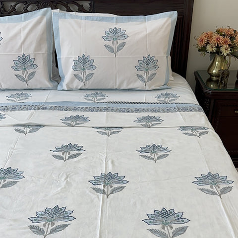 7 Haven Block Printed Single-Bed Dohar