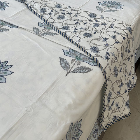 7 Haven Block Printed Single-Bed Dohar