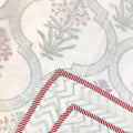 Crimson Meadow Block Printed Single Mulmul Dohar