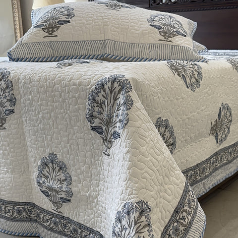 Midnight Majesty Quilted Bedcover