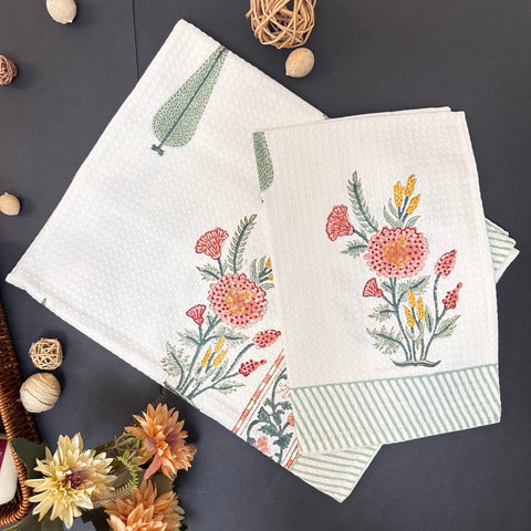 Gulshan Waffle Cotton Towel Set