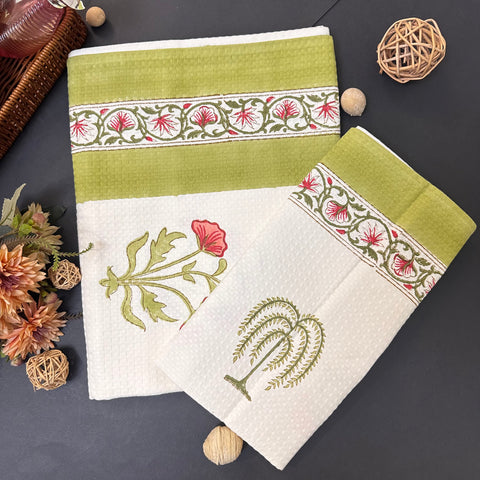 Lalphool Waffle Cotton Towel Set