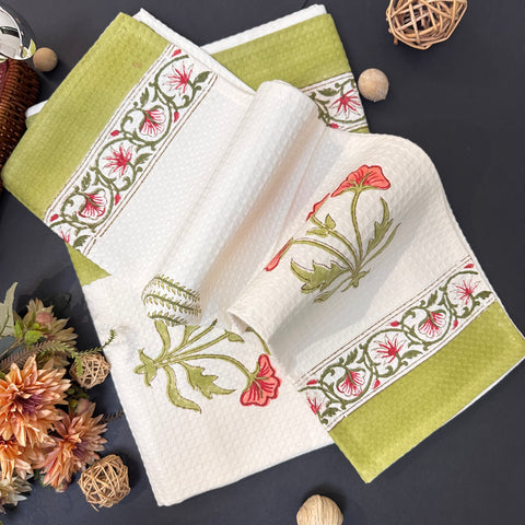 Lalphool Waffle Cotton Towel Set