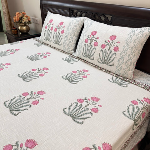 Kamal Block Printed TNT Bedcover