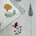 Hibiscus Harmony Block Printed Bedsheet