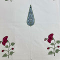 Hibiscus Harmony Block Printed Bedsheet