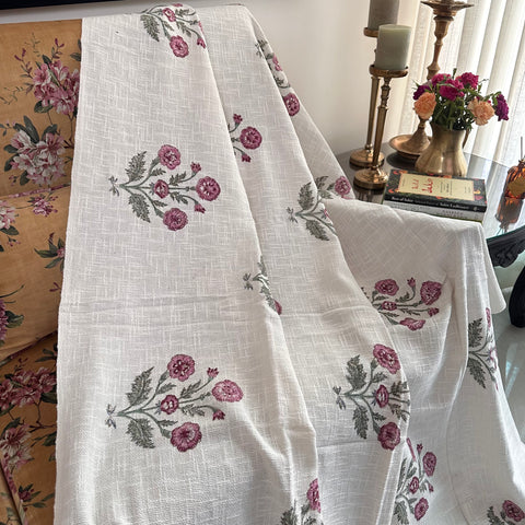 Noor Block Printed Throw