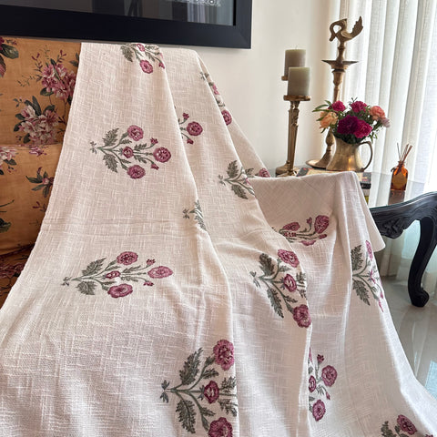 Noor Block Printed Throw