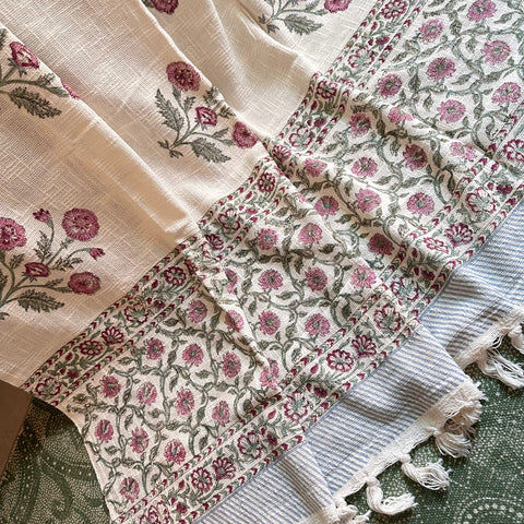 Noor Block Printed Throw