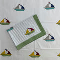 Marine Adventure Sage Kids Bedsheet