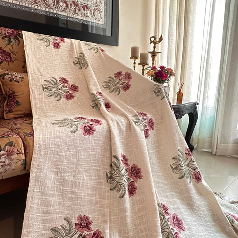Saanjh Block Printed Throw