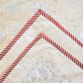Chevron Glow Block Printed Single Mulmul Dohar