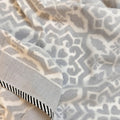 Chevron Glow Block Printed Single Mulmul Dohar