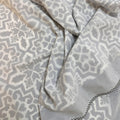 Chevron Glow Block Printed Single Mulmul Dohar