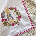 Mr. Bunny Hand Block Printed Baby Dohar