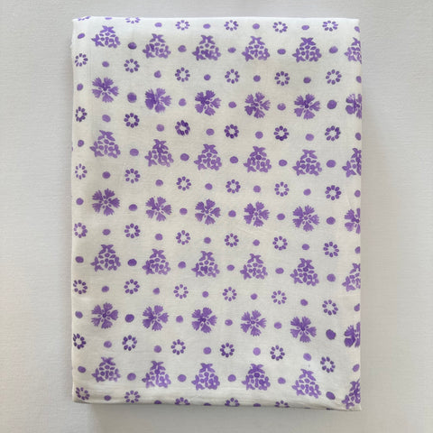 Lavender Starlit Trail Hand Block Printed Baby Dohar