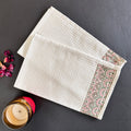 Garden Party Block Printed Waffle Cotton Hand Towel