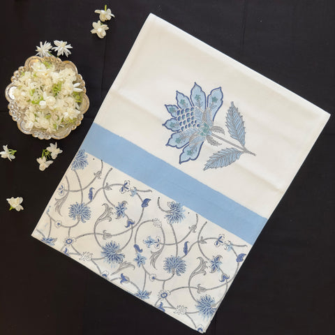 Seven Heaven Block Printed Table Runner