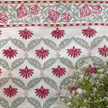 Petals of Wisdom Block Printed Table Runner