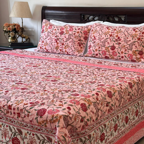 Garden Forever Quilted Bedcover