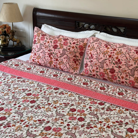 Garden Forever Quilted Bedcover