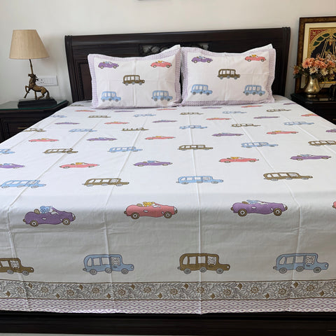 Joy Ride Junction Kids Bedsheet Set of 3