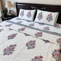 Soft Spice Handblock Printed Bedding Set