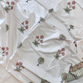 Peach Petal Heaven Block Printed Single-Bed Dohar