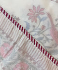 Boughs And Birds Block Printed Double Bed Mulmul Dohar