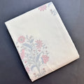 Boughs And Birds Block Printed Double Bed Mulmul Dohar