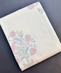 Boughs And Birds Block Printed Double Bed Mulmul Dohar