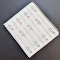 Delicate Dreams Block Printed Double Bed Mulmul Dohar