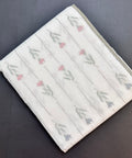 Delicate Dreams Block Printed Double Bed Mulmul Dohar