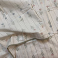 Delicate Dreams Block Printed Double Bed Mulmul Dohar