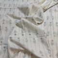 Delicate Dreams Block Printed Double Bed Mulmul Dohar