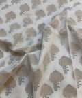 Umbrella Garden Block Printed Double Bed Mulmul Dohar