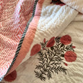 Mughal Mystique Double Bed Hand Block Printed Quilt