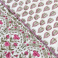 Kalamkari Dreams Double Bed Hand Block Printed Quilt