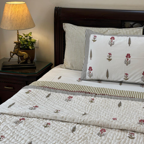 Gulshan Block Printed Bedding Set