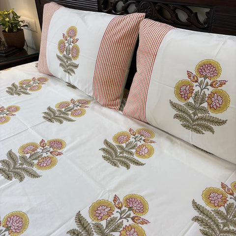 Pitambar Block Printed Bedsheet