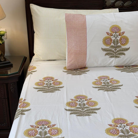 Pitambar Block Printed Bedsheet